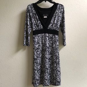 Black and white dress